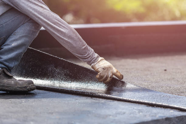 Professional Basement Waterproofing technician working in Caledonia, NY
